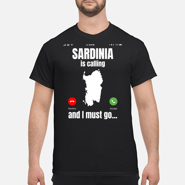 sardinia calling tshirt